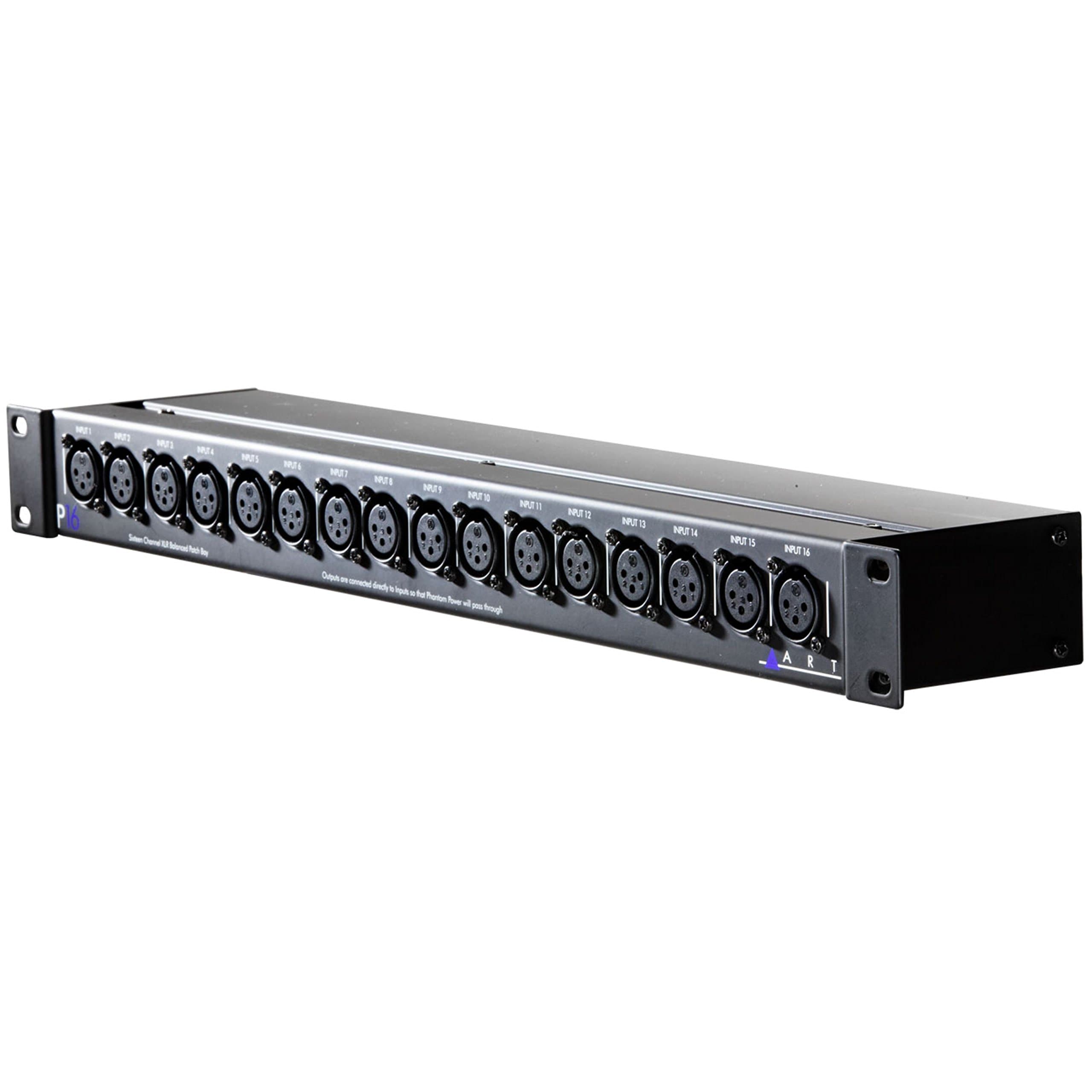 Art Pro Audio P16 - XLR Balanced Patch Bay