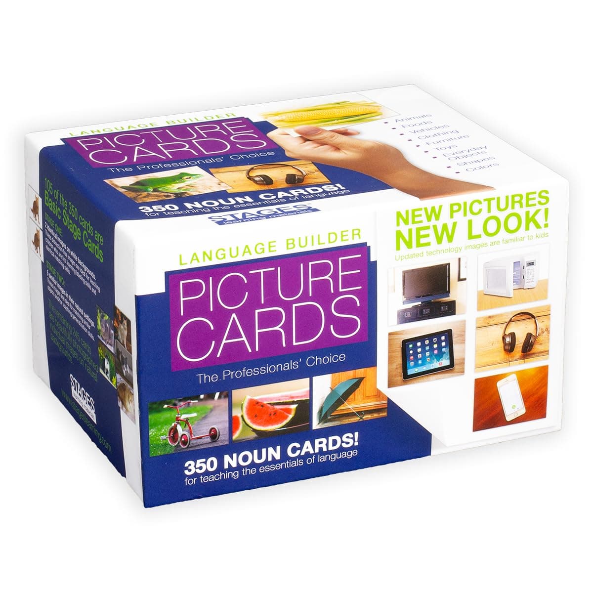 Stages Learning Materials Language Builder Flashcards, Noun Flashcards, Autism Learning Picture Cards