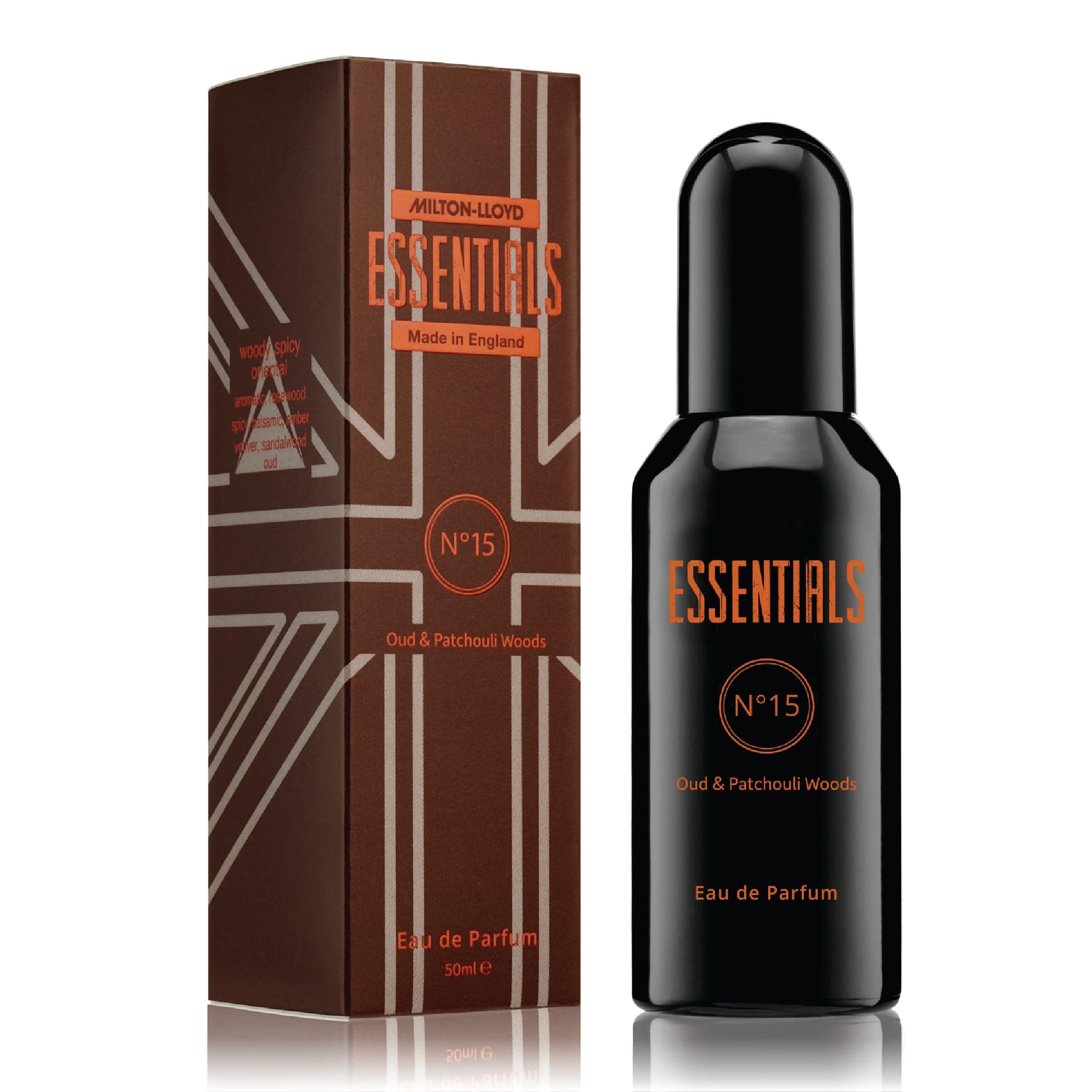 – MILTON-LLOYD ESSENTIALS No 15 Perfume for Men. 50ml Eau de Parfum Men, Luxury Fragrance - Mens Aftershave, Long Lasting Fragrance by Milton-Lloyd