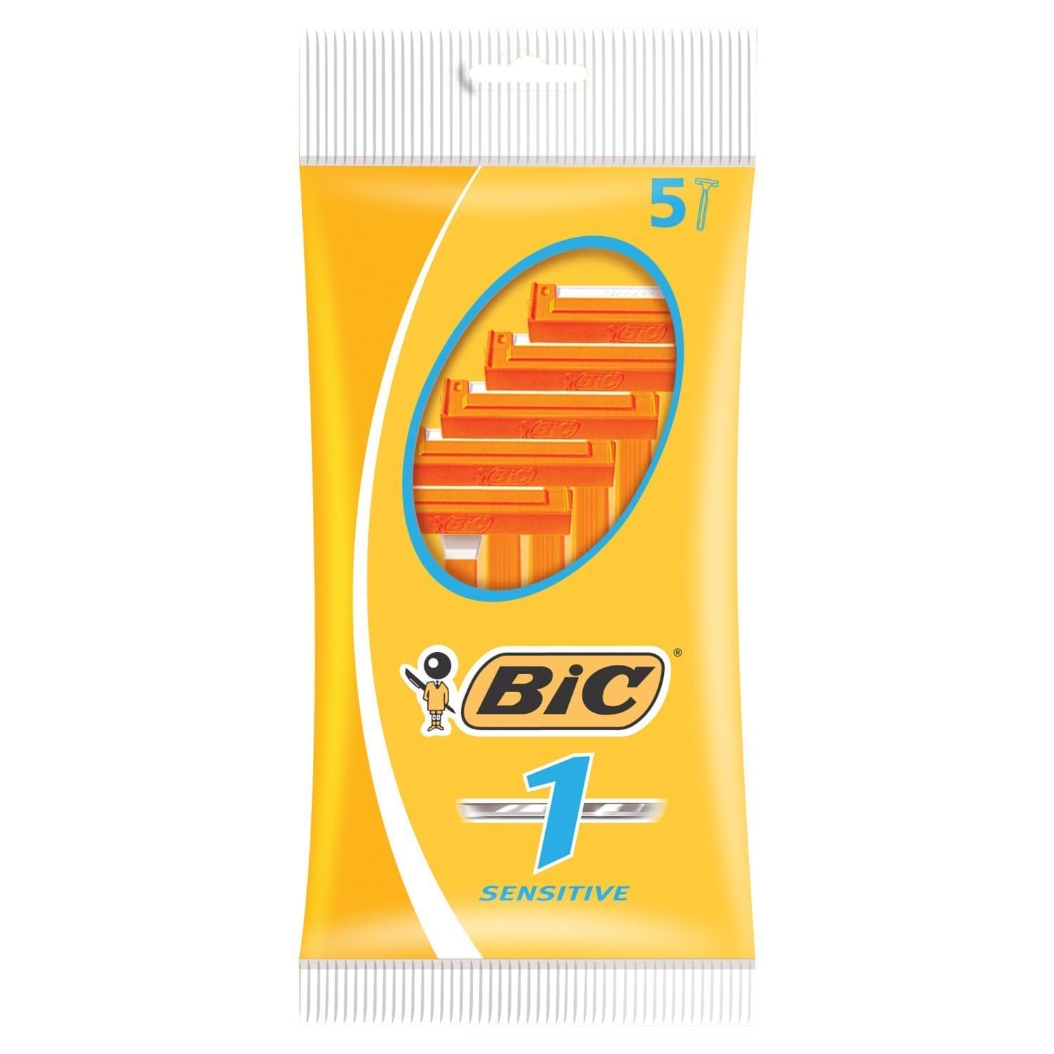 1 Sensitive Disposable Razor Pack of 5