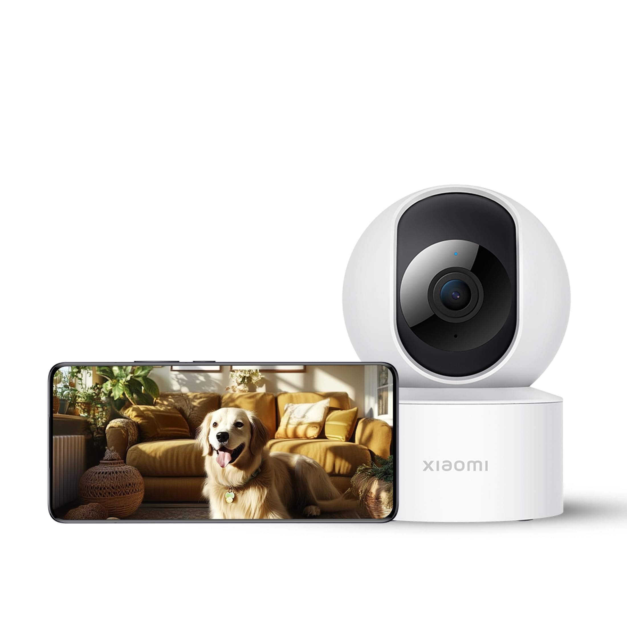 MI Wireless Home Security Camera 2i 2022 Edition | Full HD Picture | 360 View | 2MP | AI Powered Motion Detection | Enhanced Night Vision| Talk Back Feature (2 Way Calling), 1080p, White