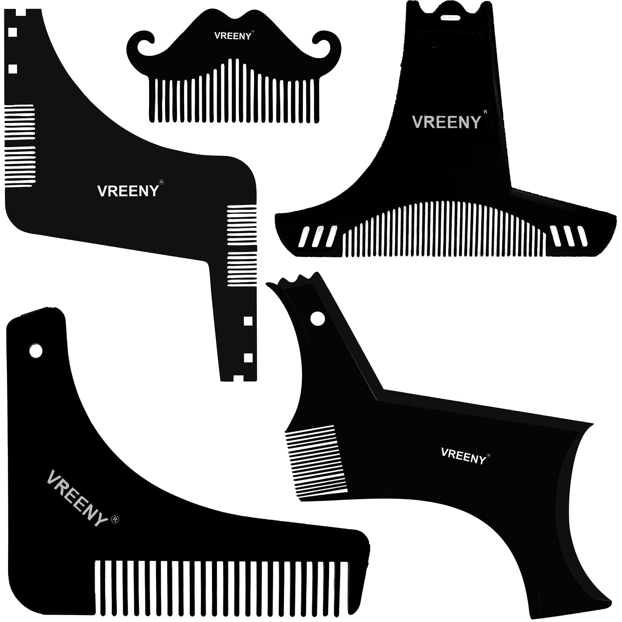 - Beard Shaper Tool Comb Beard Shaping tool Beard Comb for Men Home and Salon Use Men Beard Accessories Set Multi Purpose Grooming kit Upgraded Beard Shaper Tool Set