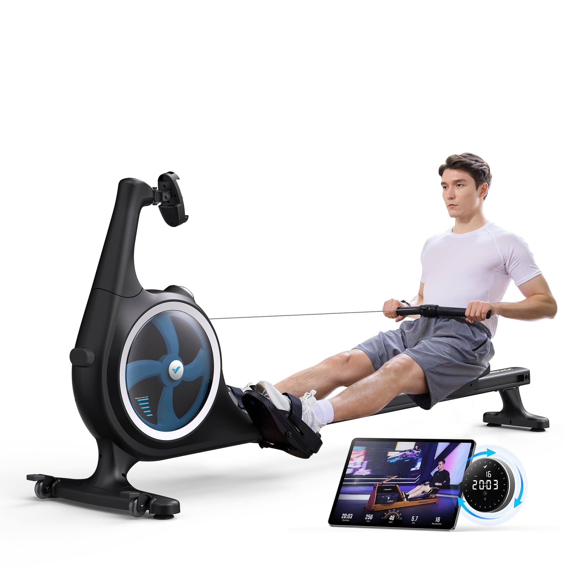 MERACH Squat Machine Rowing Machine