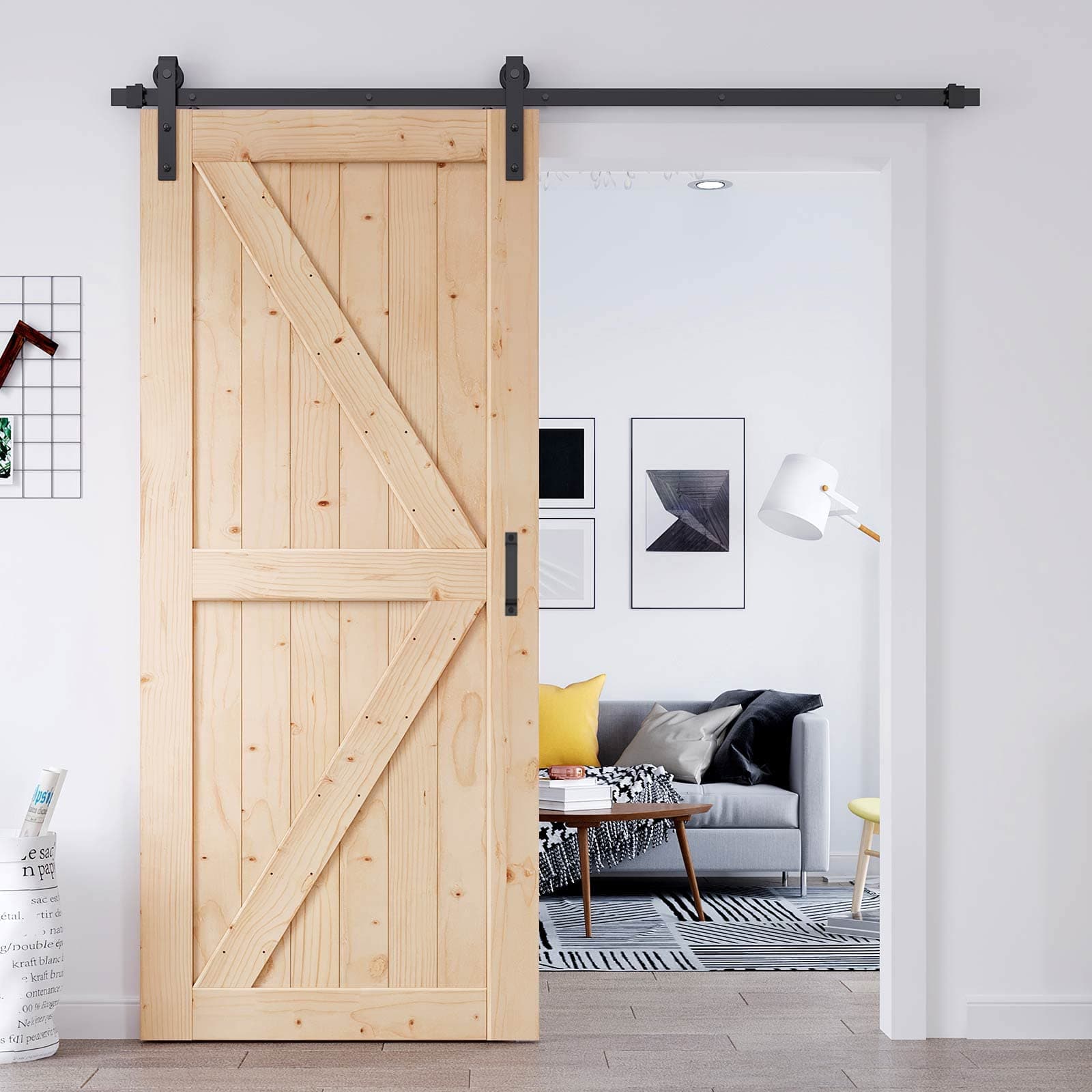 36“ Barn door + 6.6' kit