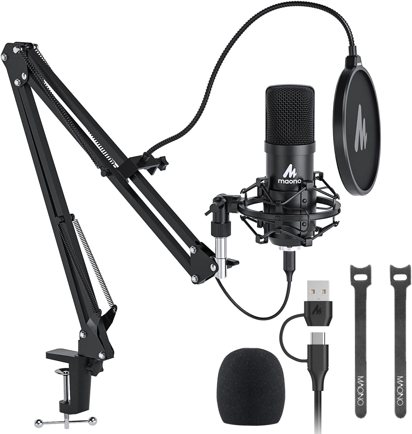 AU-A04 Condenser Microphone Kit (Black)
