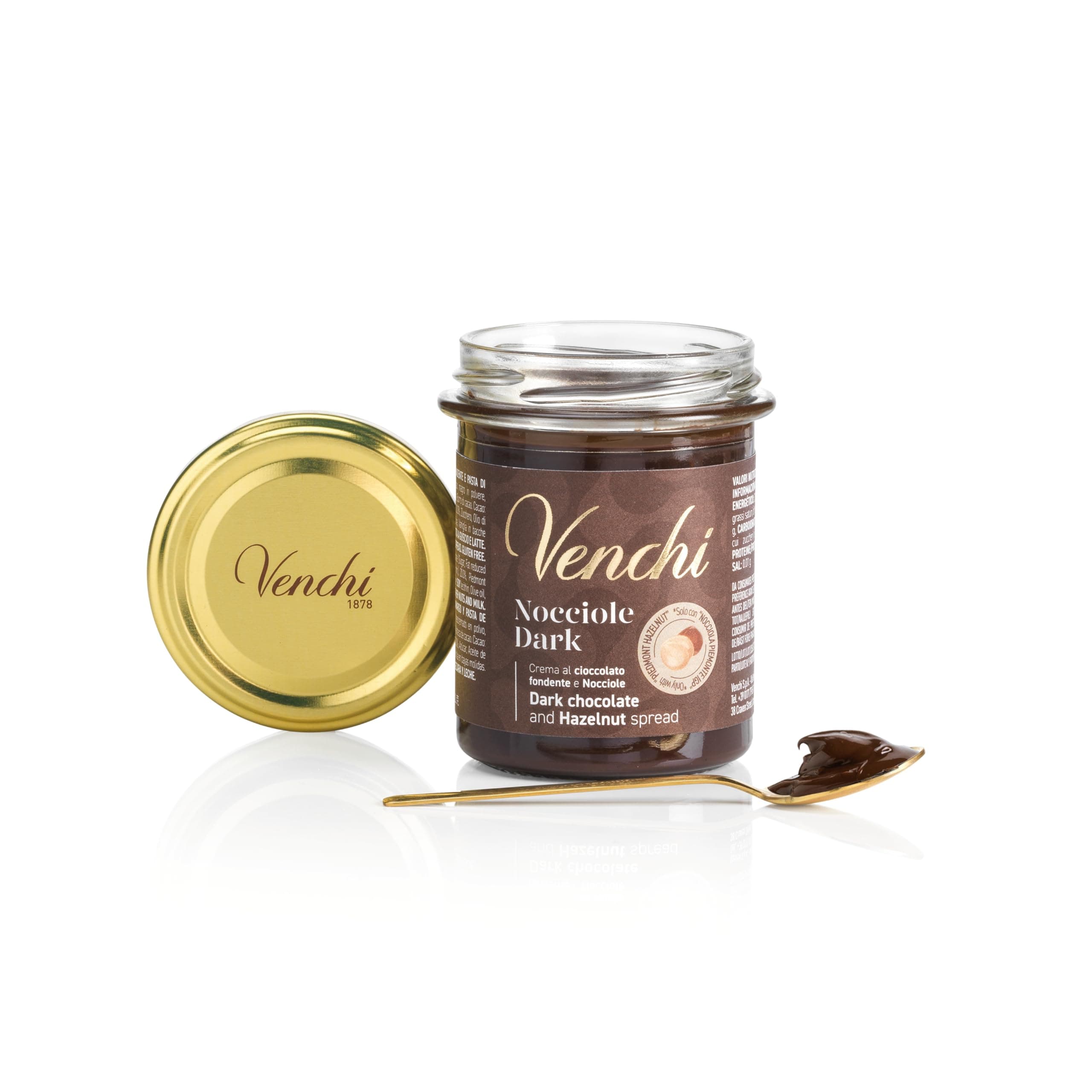 Dark Chocolate and Piedmont Hazelnut Spread, 7.05 oz, Gluten Free, Vegan