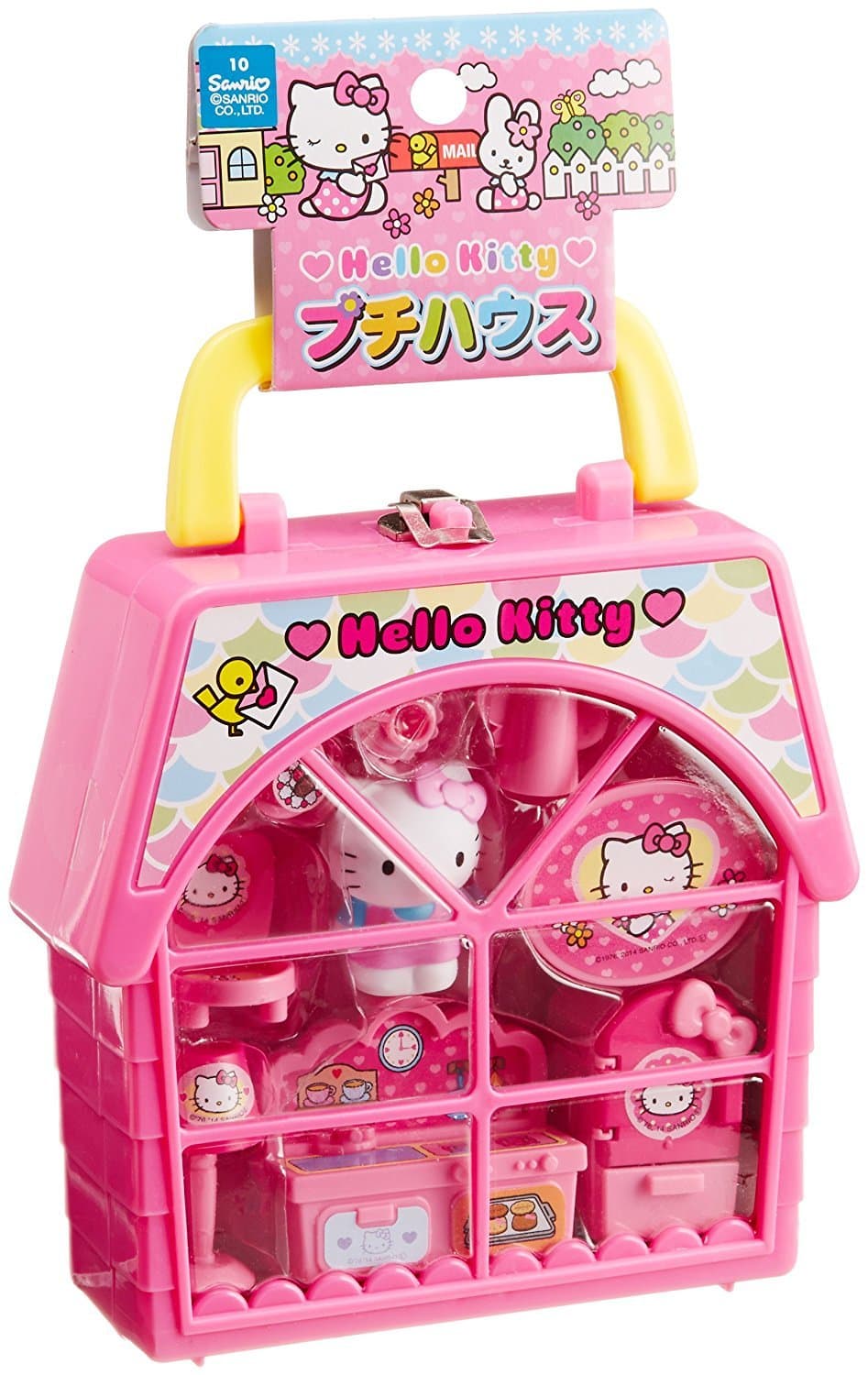 Hello Kitty Petite House - Compact Set with Complete Setup for Tea Parties