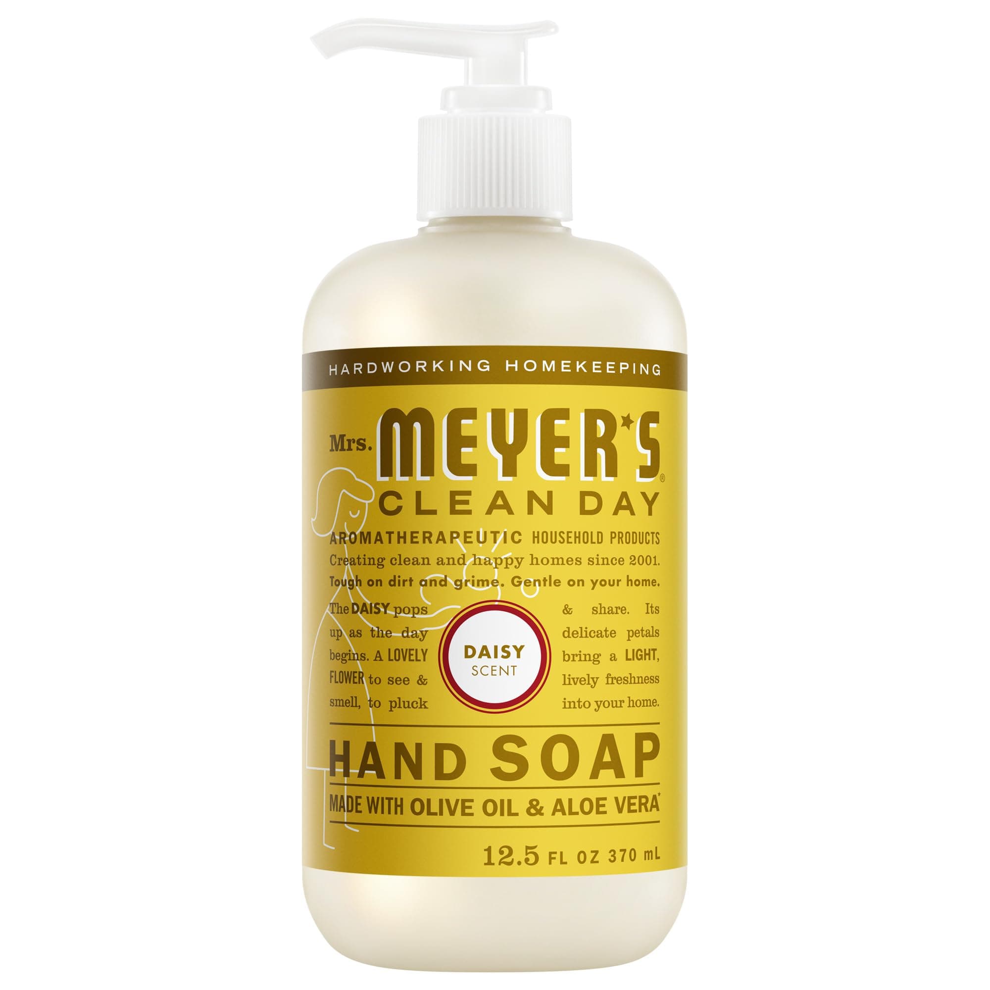 Hand Soap, Made with Essential Oils, Biodegradable Formula, Daisy, 12.5 fl. oz