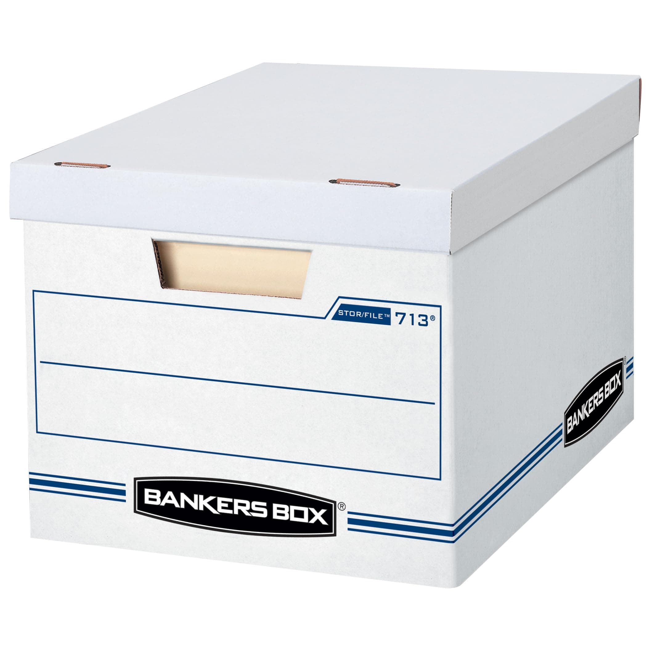Bankers Box 30-Pack Basic Duty File Storage Boxes with Lids, Letter/Legal, Stor, (0071304)