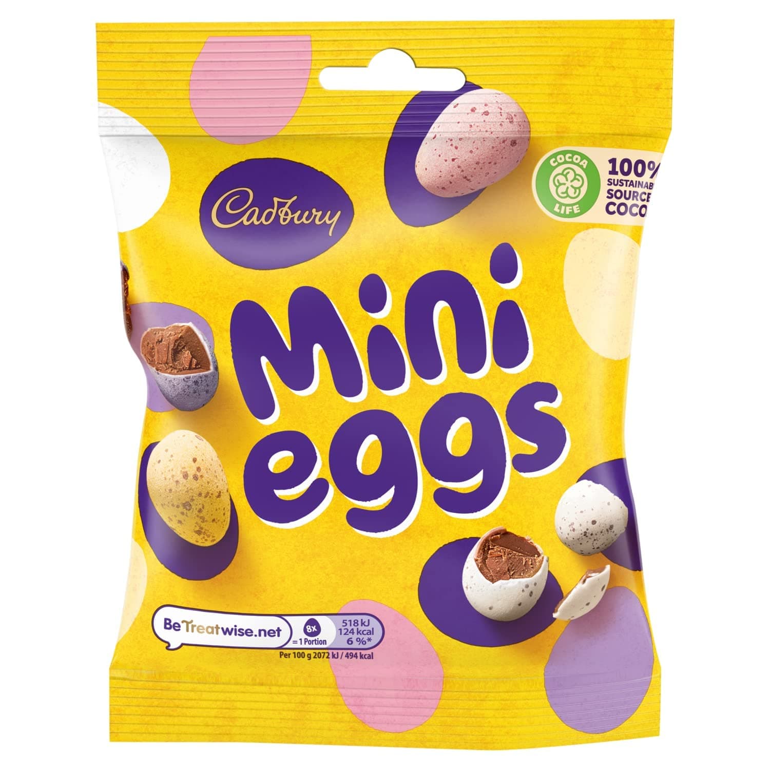 Cadbury Mini Eggs Bag 74g (Pack of 1)