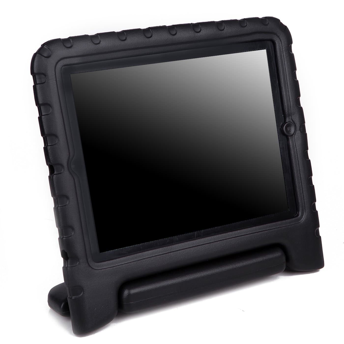 HDE Case for iPad 2 3 4 - Kids Shock Proof Heavy Duty Impact Resistant Protective Cover Handle Stand for Apple iPad 2nd 3rd 4th Generation Tablet (Black)