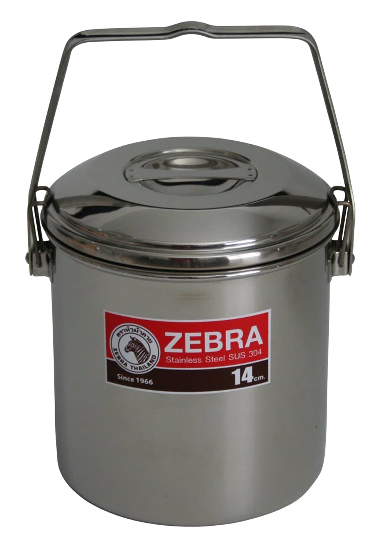 Improved 14cm Loop Handle Pot, Silver