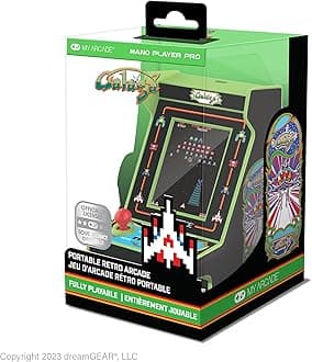 DGUNL-4197 Galaga/Galaxian Nano Player Pro Portable Retro Arcade (2 GAMES IN 1)