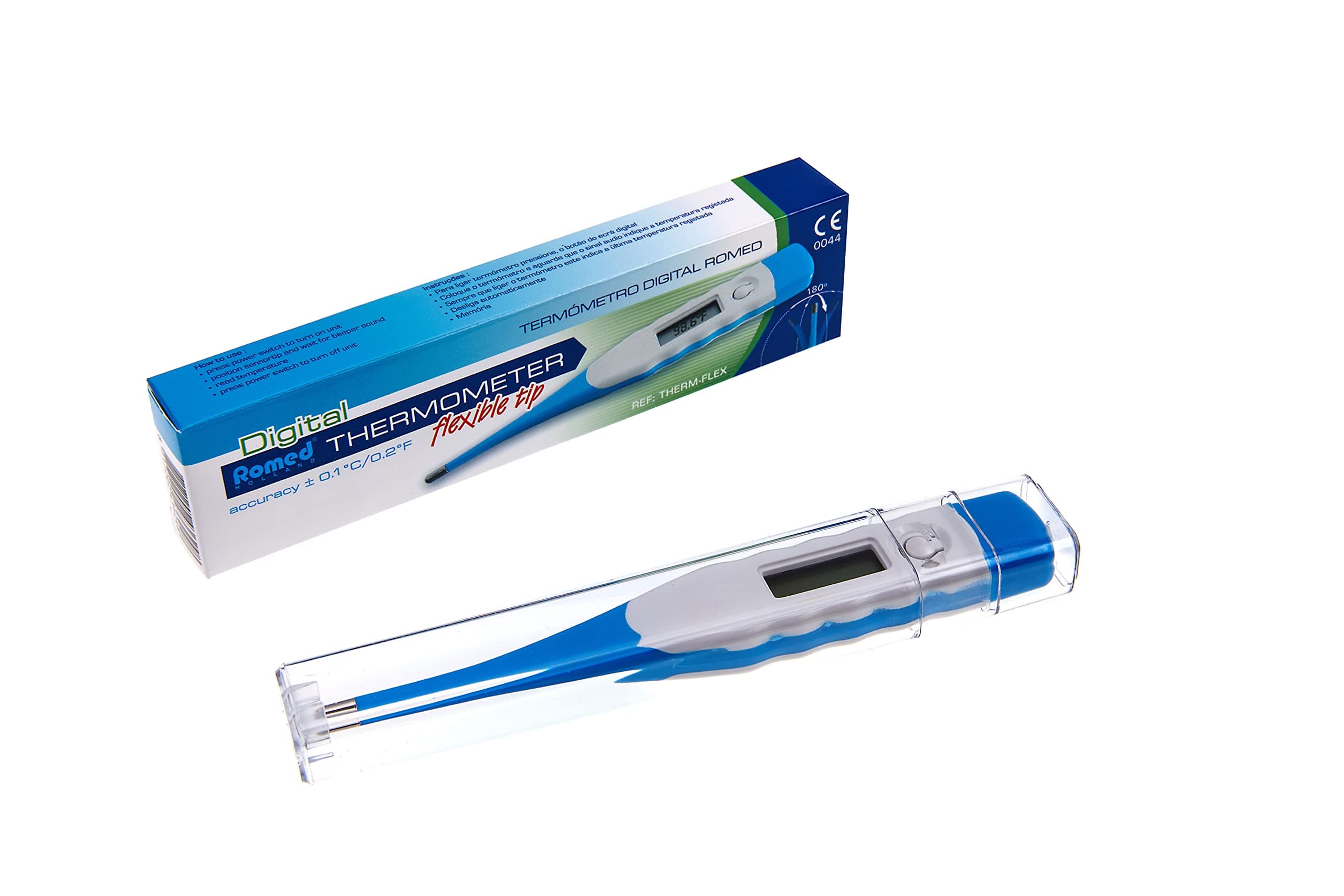 Romed Therm-Flex Digital Fever Thermometer with Flexible Tip