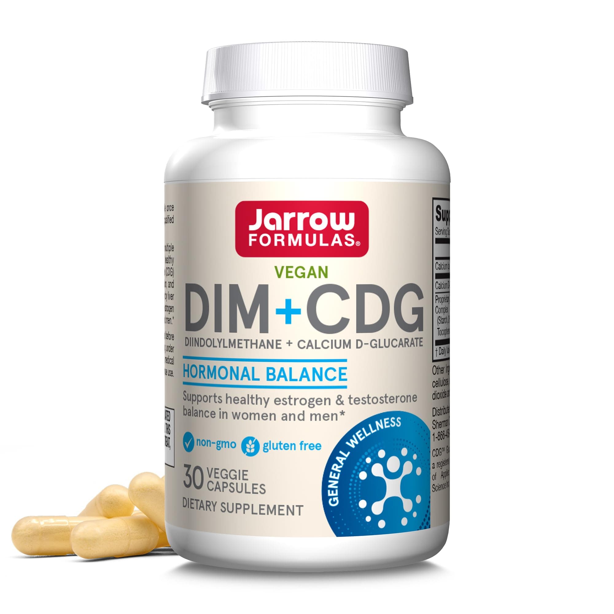 Jarrow Formulas Dim Plus CDG, 30 Veggie Caps