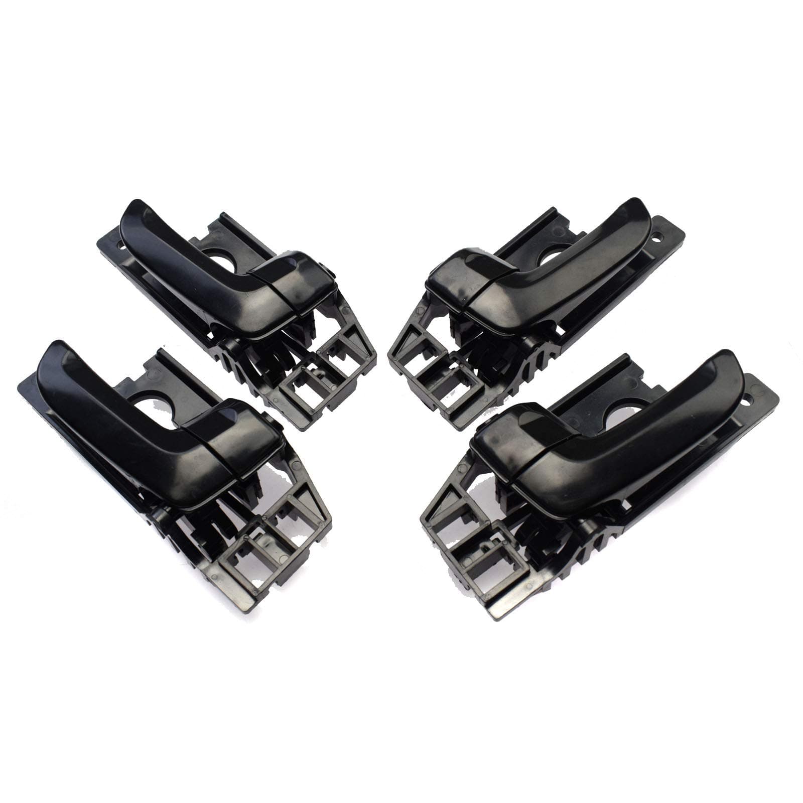 eGang Auto Black Inside Interior Door Handle Left & Right Set of 4 for Kia Sportage 2005-2010