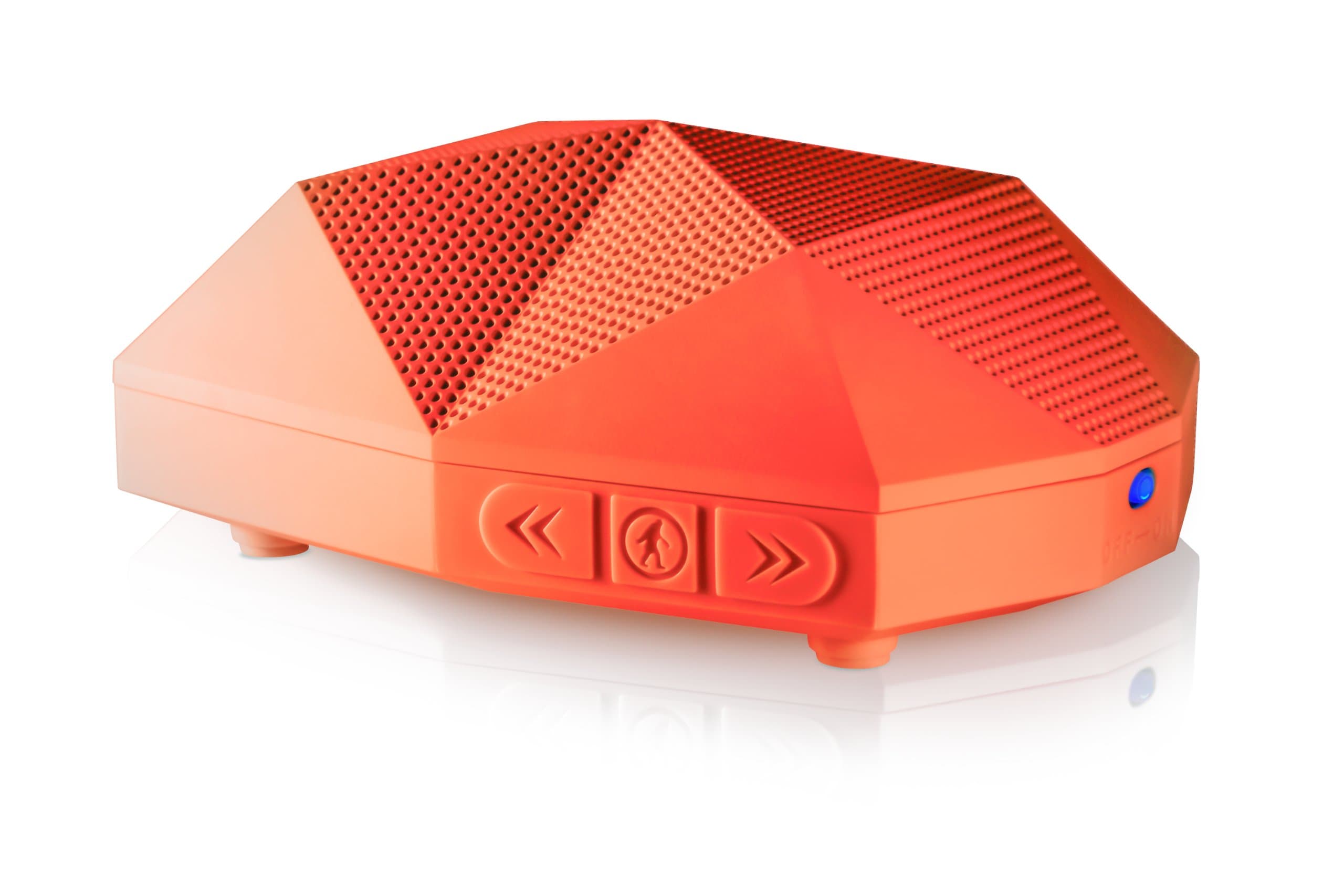 Outdoor Tech OT1800 Turtle Shell 2.0 - Rugged Water-Resistant Wireless Bluetooth Hi-Fi Speaker (Orange)