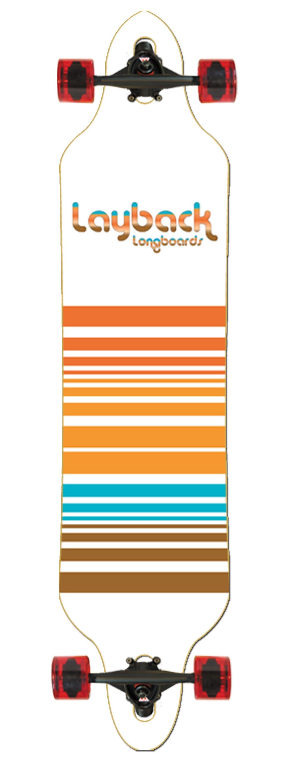 Layback Complete Locked in Skateboard Deck (9.25 x 36-Inch)