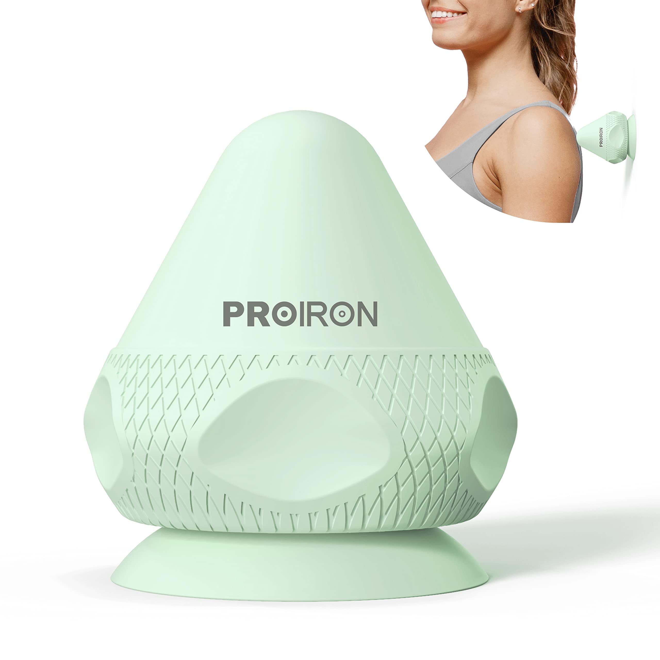 Massage Tool, Trigger Point Ball Hand Free, Deep Tissue Back Sore Muscle Knot Massager, Manual Self Physio Therapy, Foot Plantar Fasciitis, Neck Stress Relief, Myofascial Release Spiky Ball