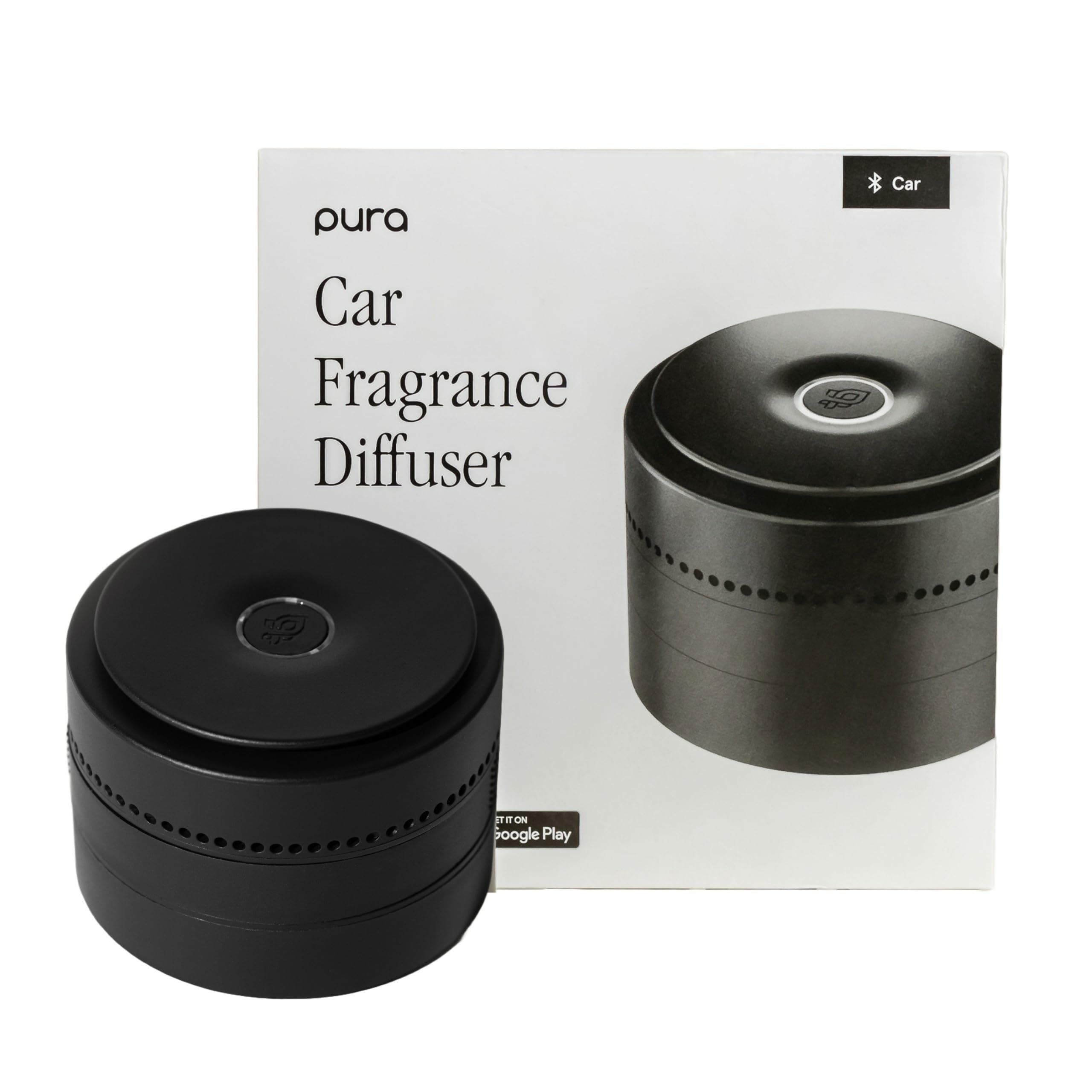 Pura Car Diffuser - Smart Car Aroma Diffuser with USB-C Cable for Premium Fragrances - Auto Start & Start - Adjustable Fragrance Intensity - Fragrance Sold Separately