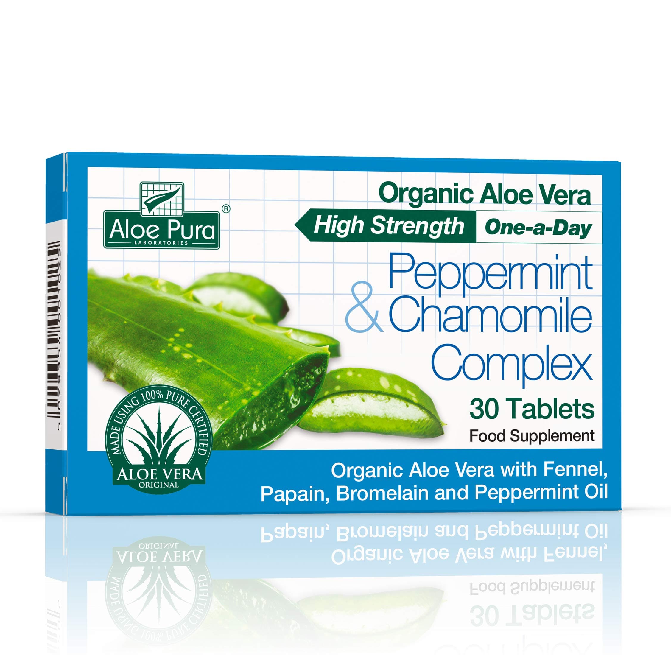Aloe Vera Peppermint & Chamomile Tablets