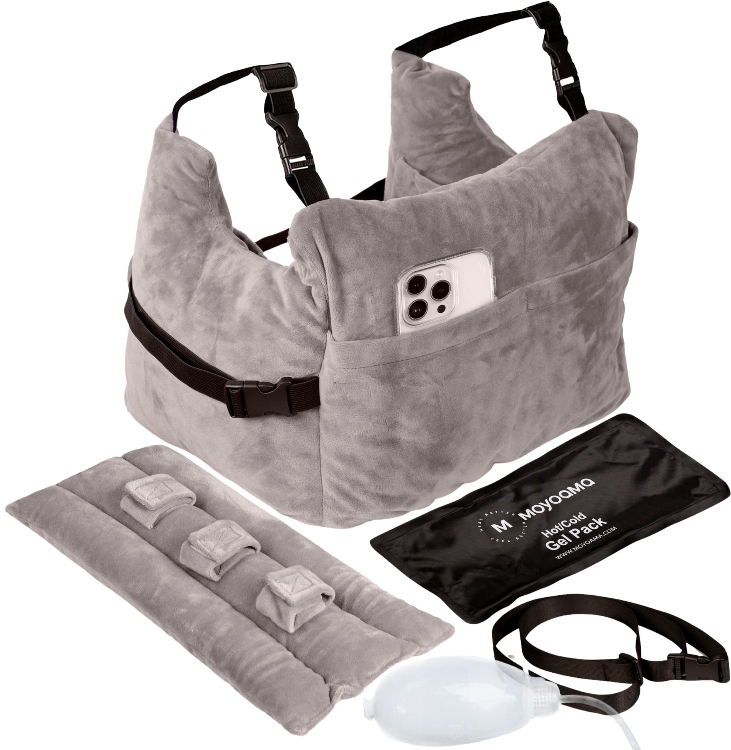 Post Mastectomy Pillow – Hands-Free Protection with Secure Strap & Easy-Clean Washable Cover Breast Surgery Must Haves,Breast Reduction Recovery Supplies,Breast Augmentation