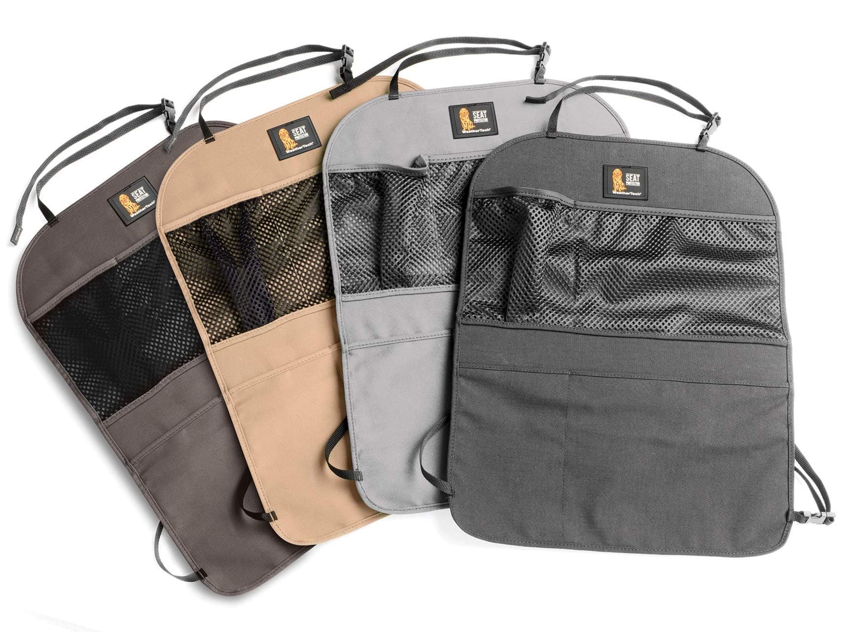 WeatherTechSeat Back Protector - Universal Kick Mat and Organizer for The Back of Your Seat - Charcoal