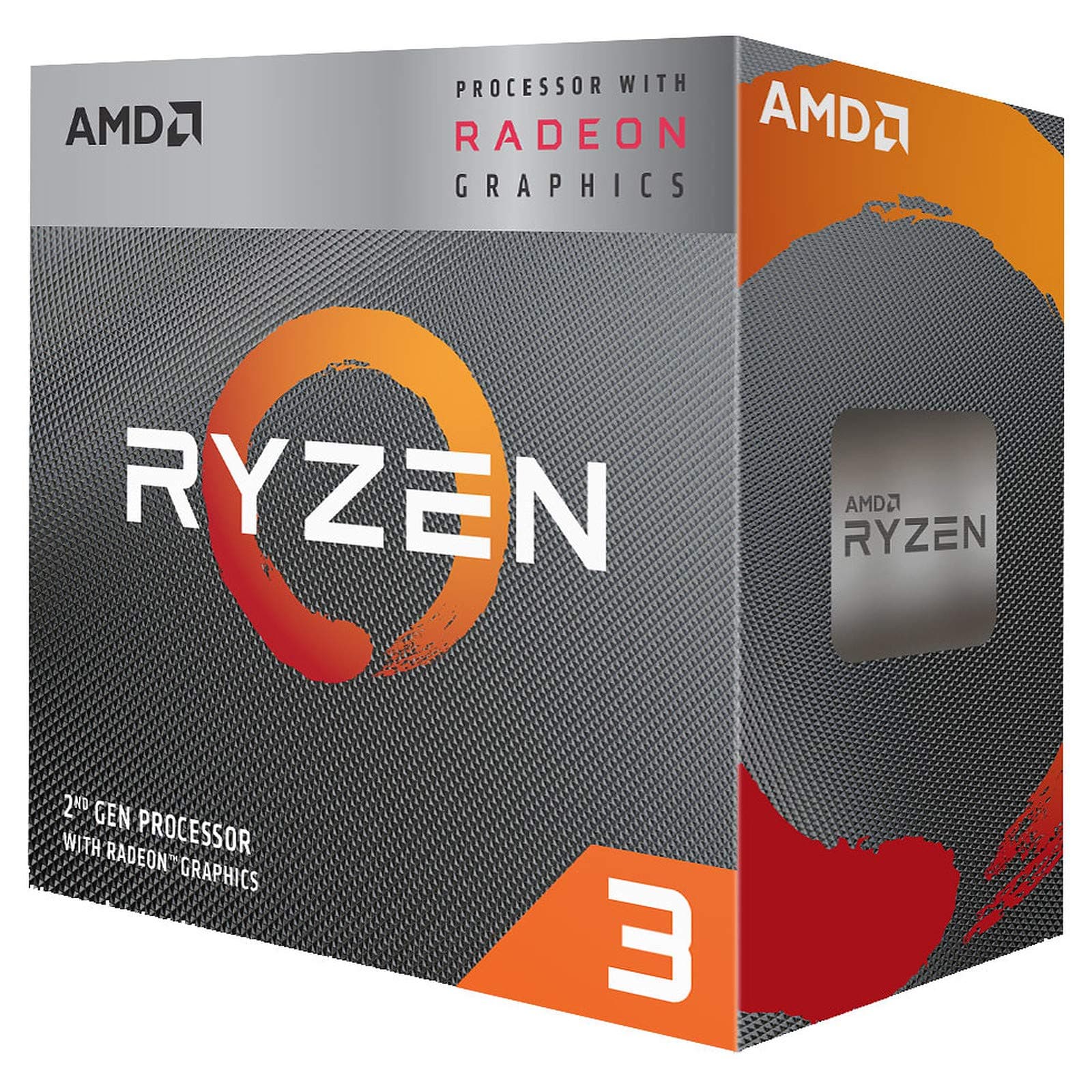 Ryzen 3 3200G 4-core unlocked desktop processor with Radeon Graphics