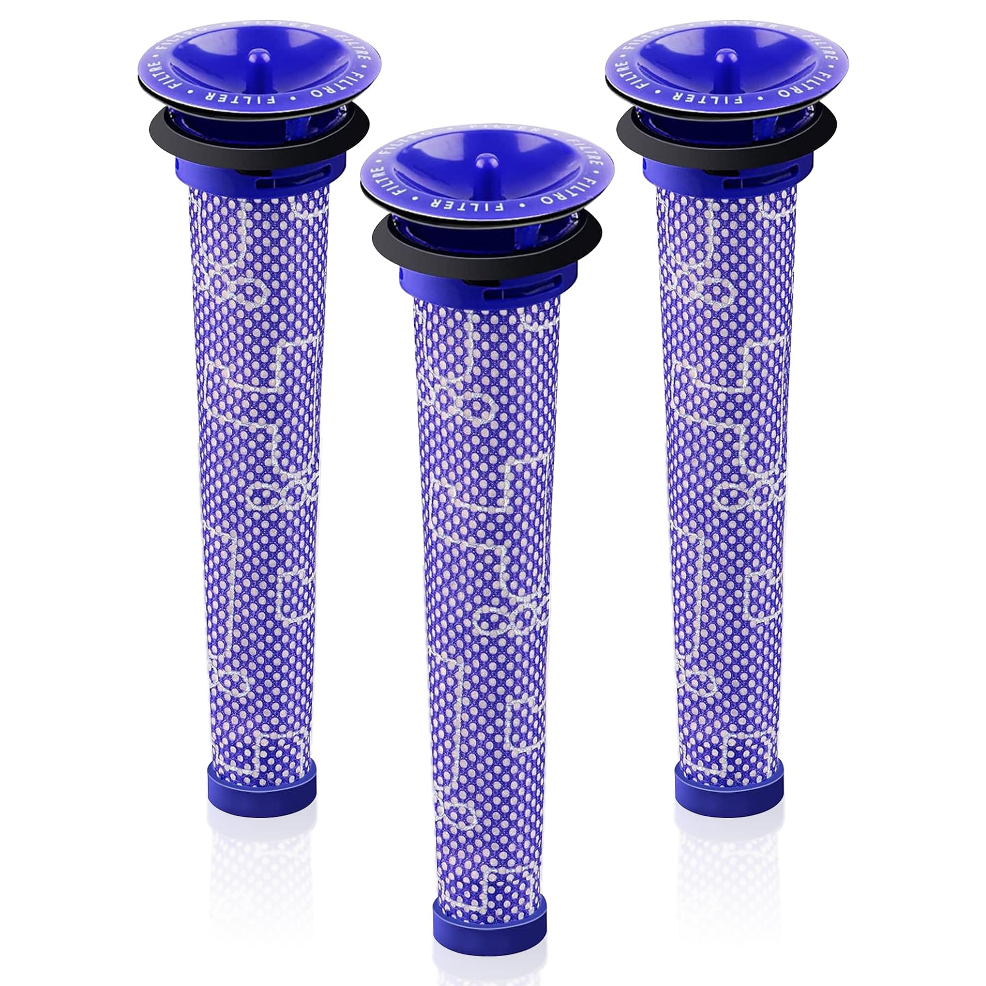 3Pack Pre Filter Replacement for Dyson V6 V7 V8 DC58 DC59 Series Vacuum Replace Part # 965661-01