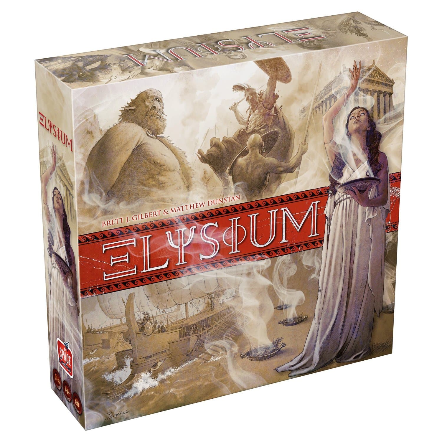 Space Cowboys All Asmodee History Elysium Board Game