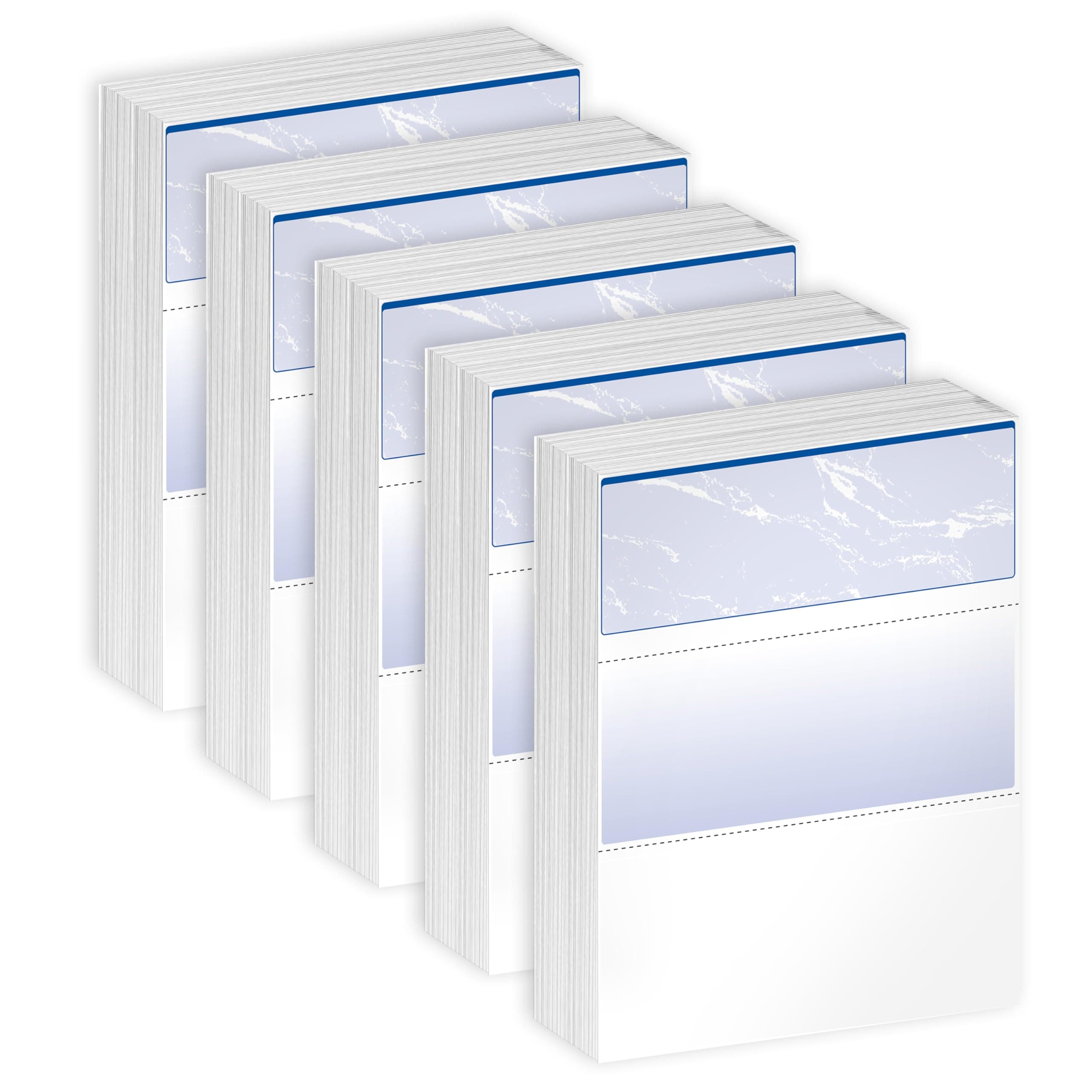 DocuGard Standard Blue Marble Top Check 24 lb, 8.5 x 11 Inches, 2500 Sheets (04501C)