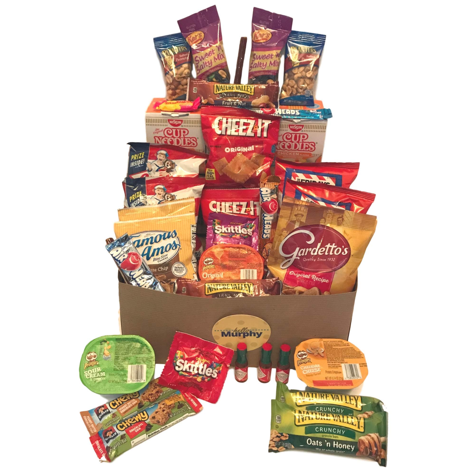 Care Package Variety Snack and Gift Box; 35 Assorted Snacks, Chips, Cookies, and Candy; Deployment Care Package, Miss You Care Package, College Care Package, Road Trip Snacks, Break Up Box