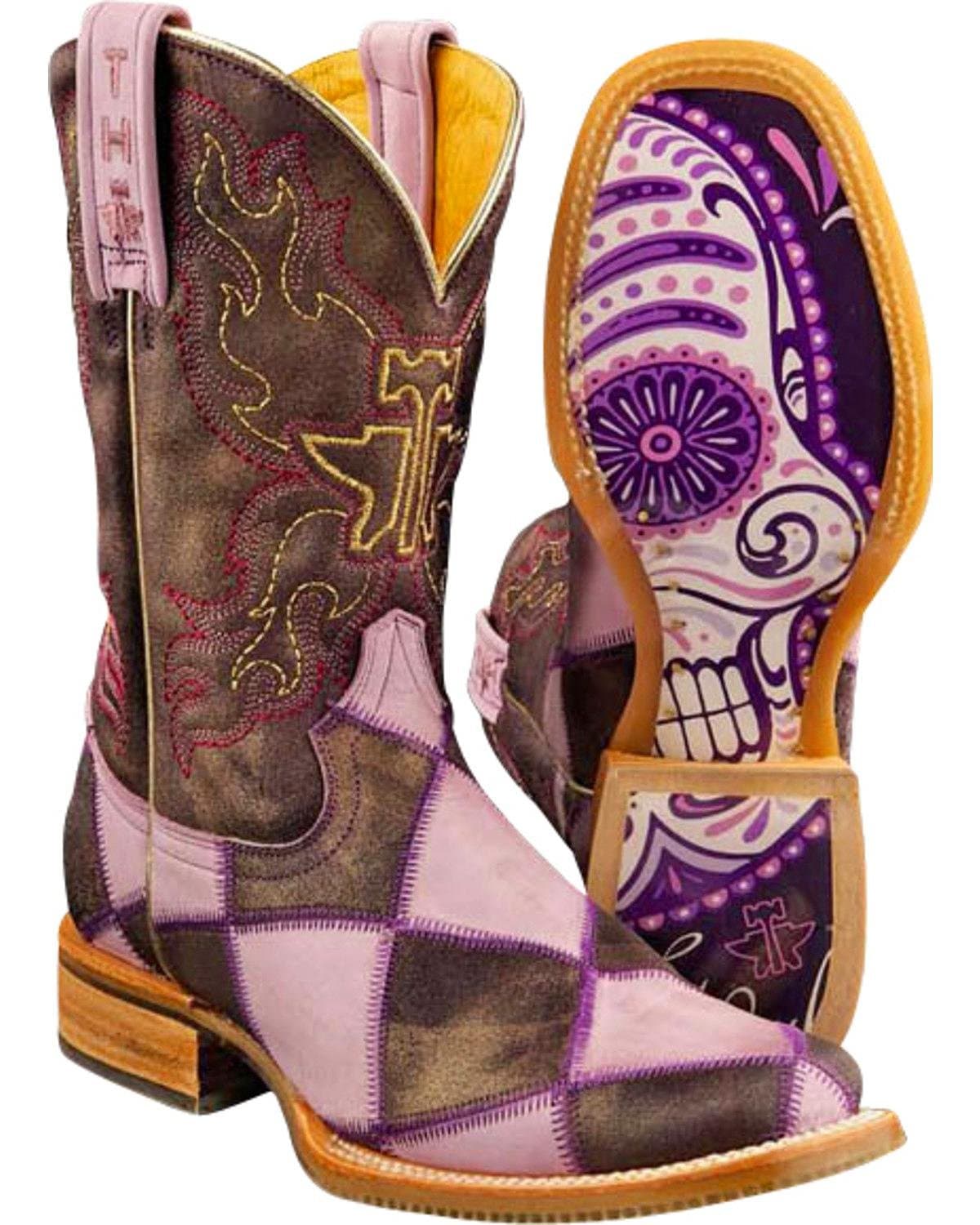 Sugar Cube Boots with Sugar Skull Sole