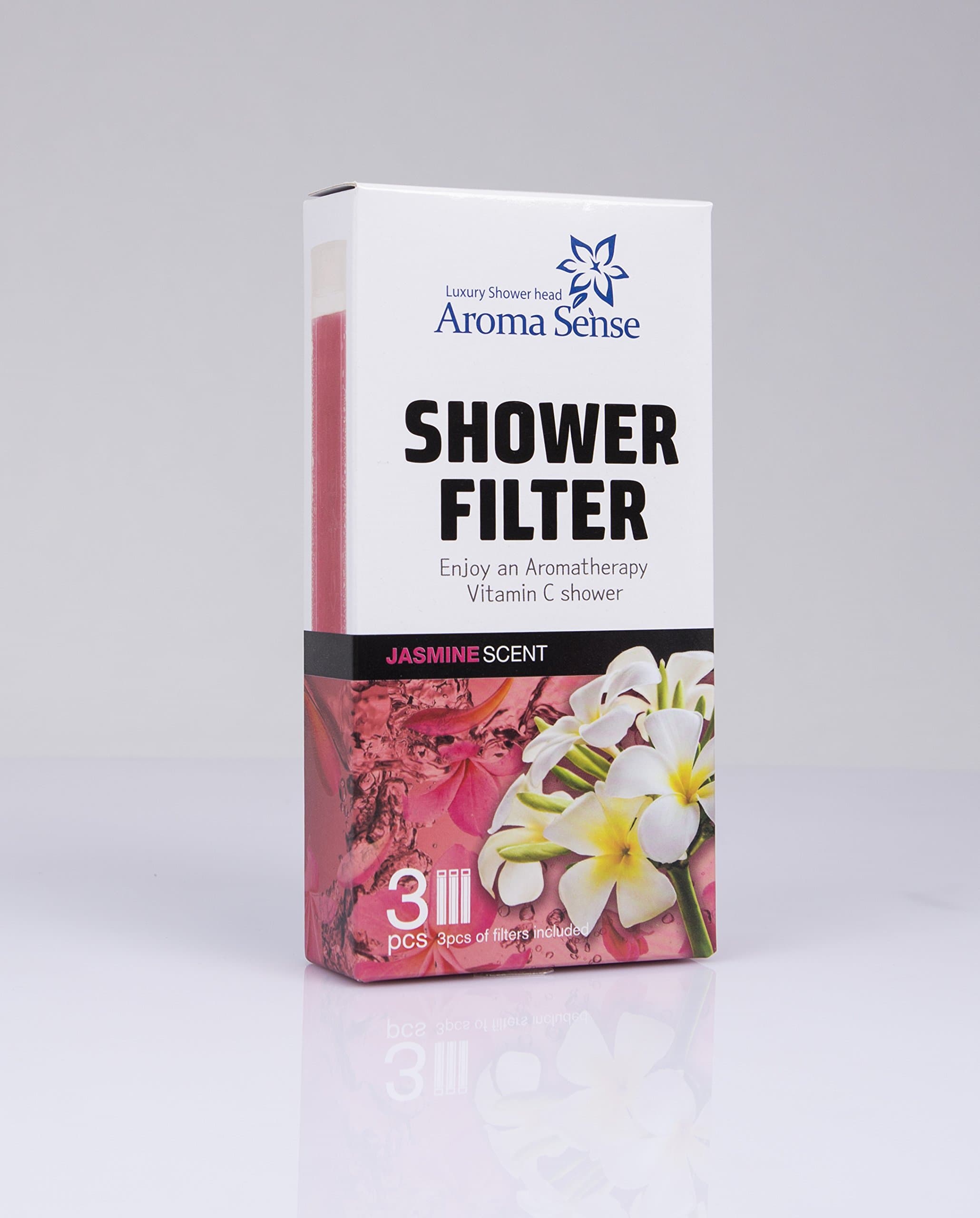 Aroma Sense Shower Head Replacement Filter - 3 x Jasmine