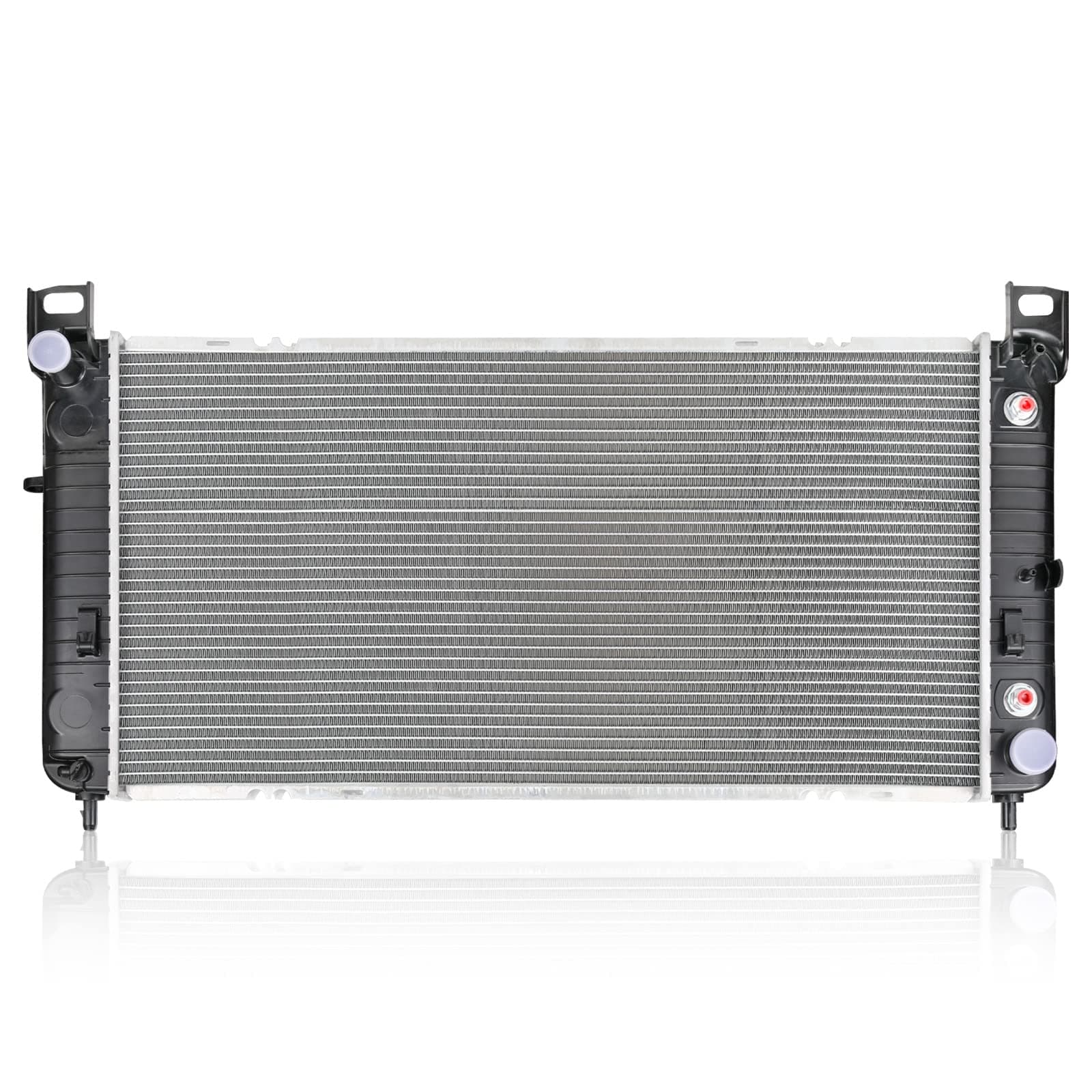 34 Inch Core Radiator Cooling Assembly Perfect Compatible with 2000-2009 Yukon 4.8L 2000-2013 Yukon 5.3L 2000 Yukon 5.7L 2001-2006 Yukon 6.0L 2007-2008 Yukon 6.0L 6.2L Replace# 2423