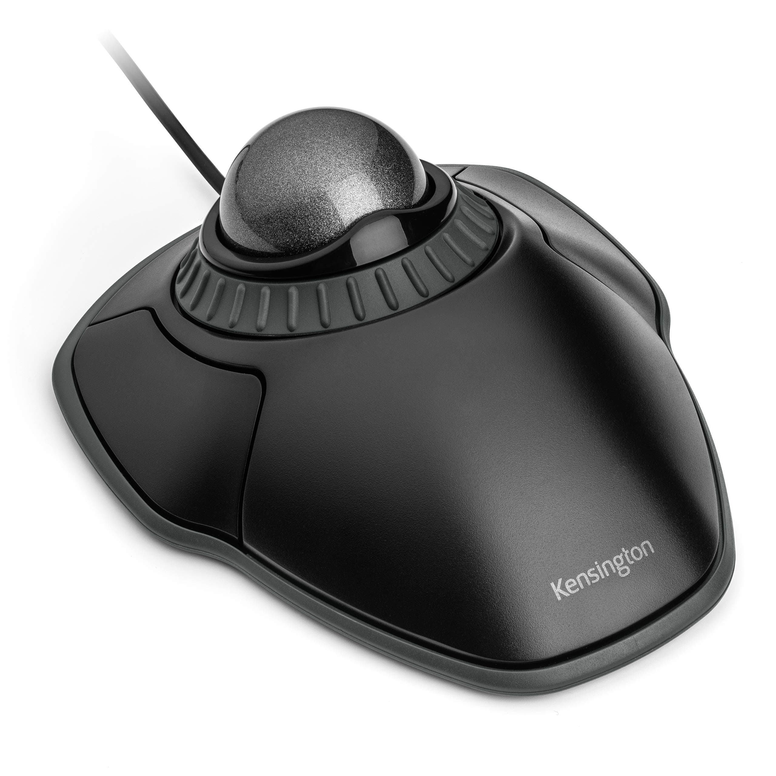 Orbit Trackball Mouse with Scroll Ring (K75327WW), Black-Grey